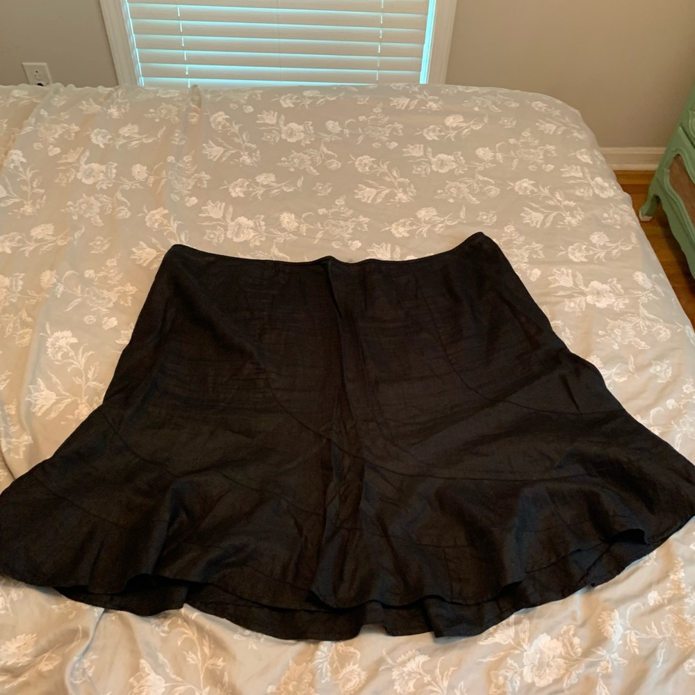 Black linen Old Navy skirt 20